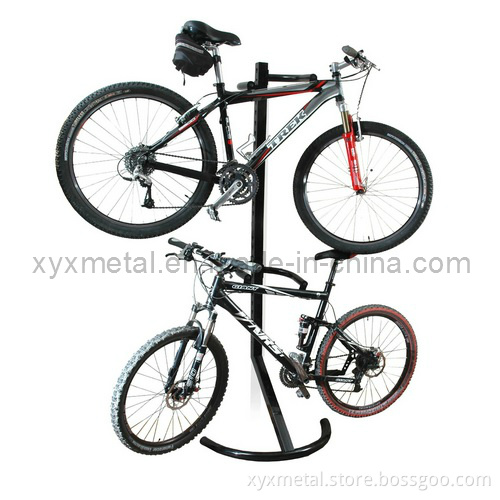 Bicycle Storage Stand for Two Bikes Gravity Bike Rack